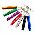 Aluminum Whistle with Keychain